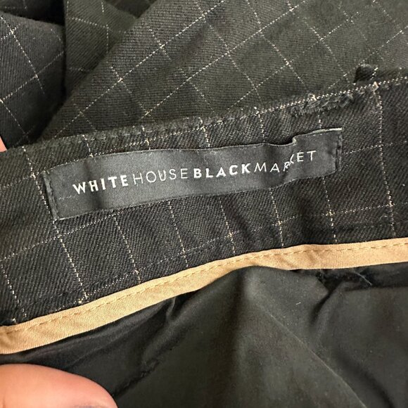 2/$30 White House Black Market Checkered Slim Ankle Pants Mid Rise #A0424 - Picture 7 of 9